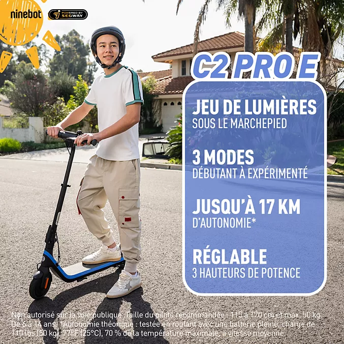 Trottinette électrique enfant SEGWAY C2 Pro E – Image 7